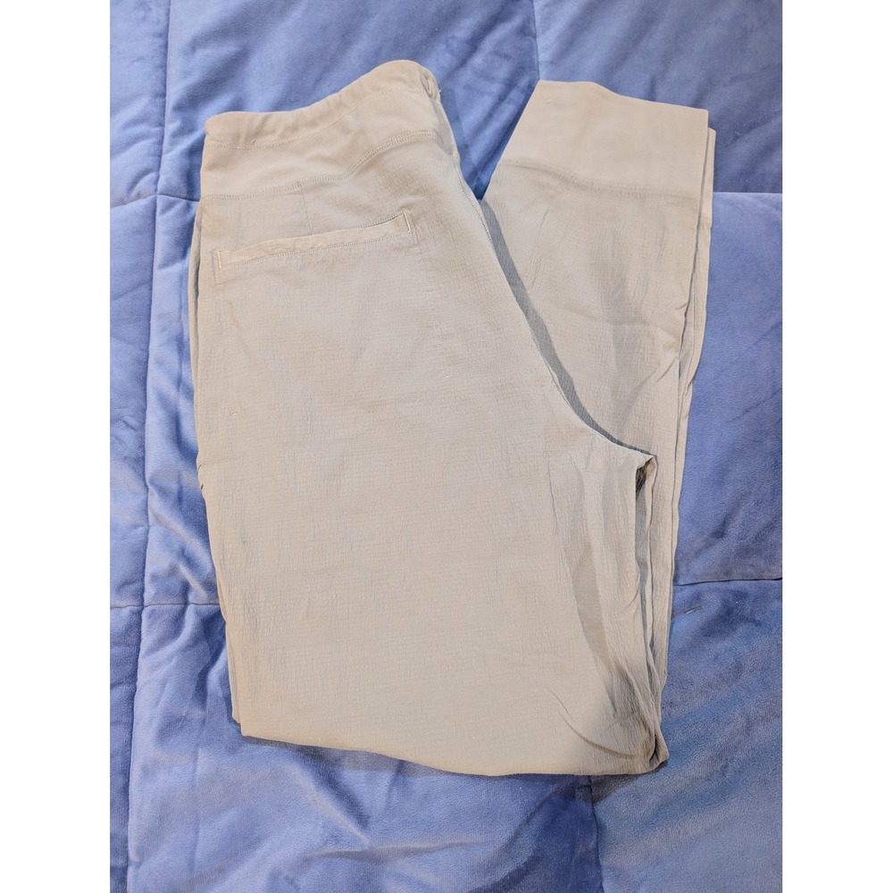 Athleta Trekkie North Joggers Womens 8 Gray Hiking Travel Stretch Pants Pockets